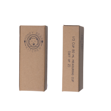 Load image into Gallery viewer, Measuring Cups Set of 2: 1/3Cup 80 ML , Polished Stainless Steel