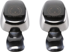 Load image into Gallery viewer, Honey Bear Kitchen 1/4 Cup 60 ml Leave-in Canister Scoops, Polished Stainless Steel (Set of 2)
